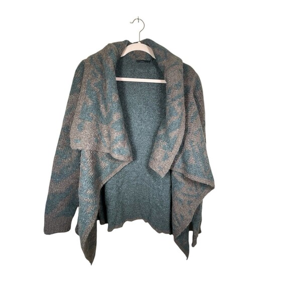 Prana Sweater Womens Medium Weathered Wood Alberta Reversible Open‎ Cardigan - Picture 4 of 13